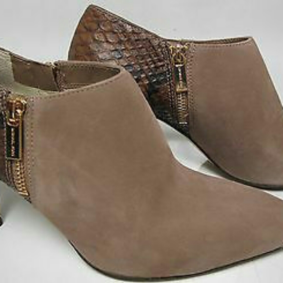 michael kors tan booties